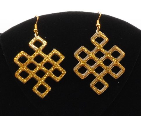 Pineapple Glitter Earrings